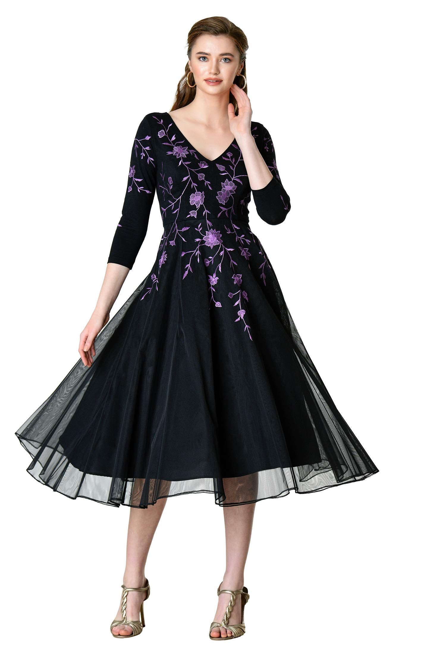 Sheer Black Lace Dress The Dress Shop