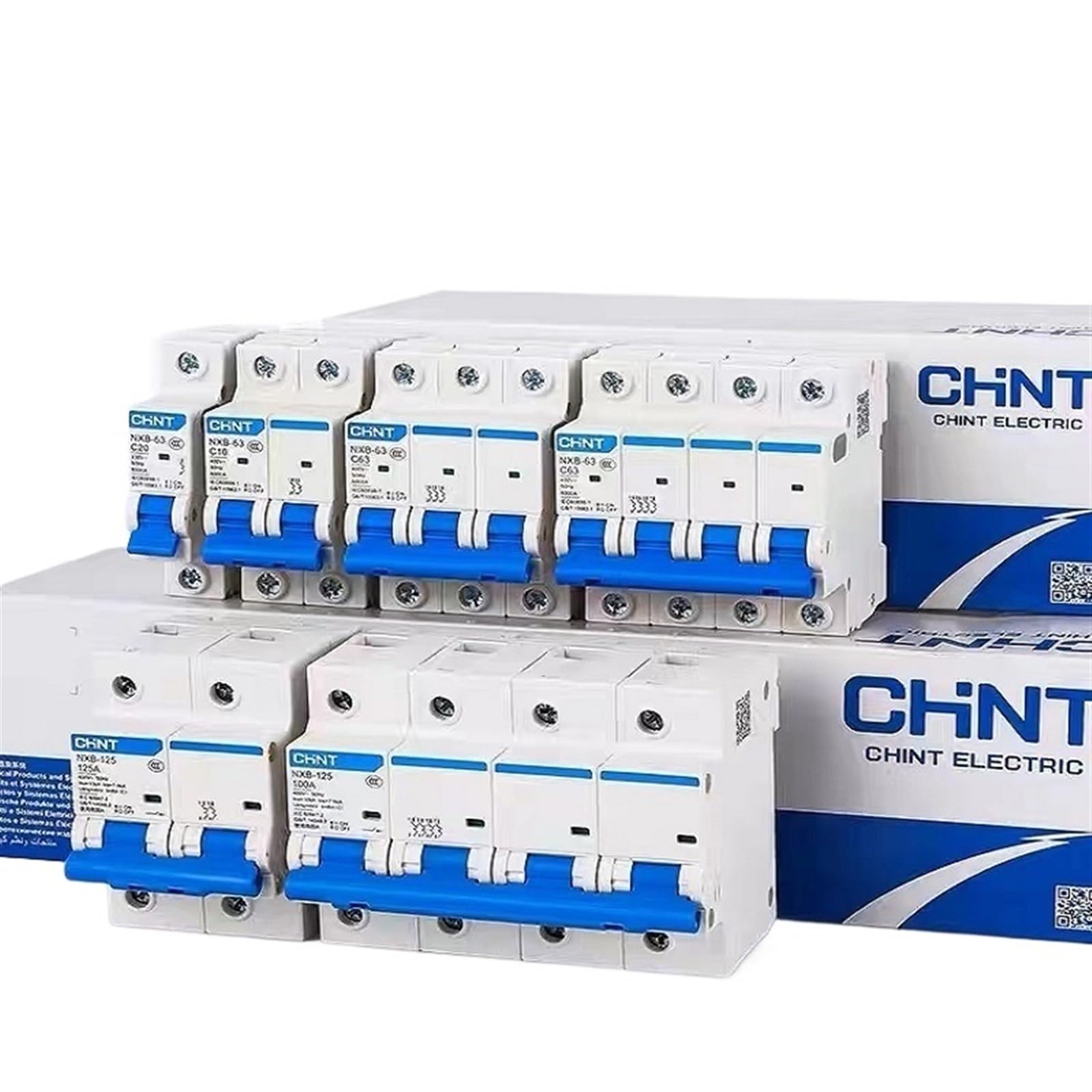 Disjoncteur miniature NXB-63 4P pour sécuriser une installation électrique triphasée AC 400V