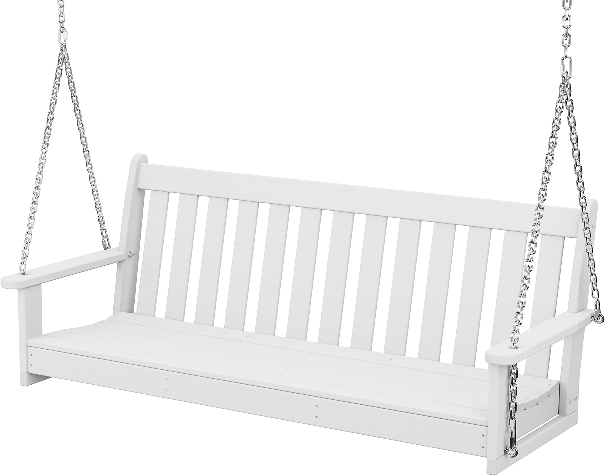 POLYWOOD GNS60WH Vineyard 60" Swing, White