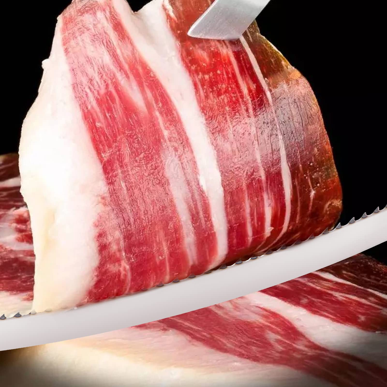 Hoja de Sierra de Cinta para la Industria de Herramientas, 5 Hojas de Sierra de Cinta para Carne de Repuesto, Hoja de Acero al Carbono, Hoja de Carne de 4TPI Envuelta en Papel a p
