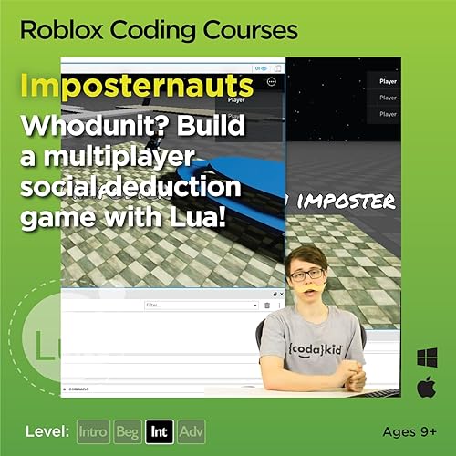 Miniatura 6 de CodaKid Roblox Coding, Award-Winning, Coding for Kids, Ages 9+ with Online Mentoring Assistance, Learn Computer Programming and Code Fun Games with