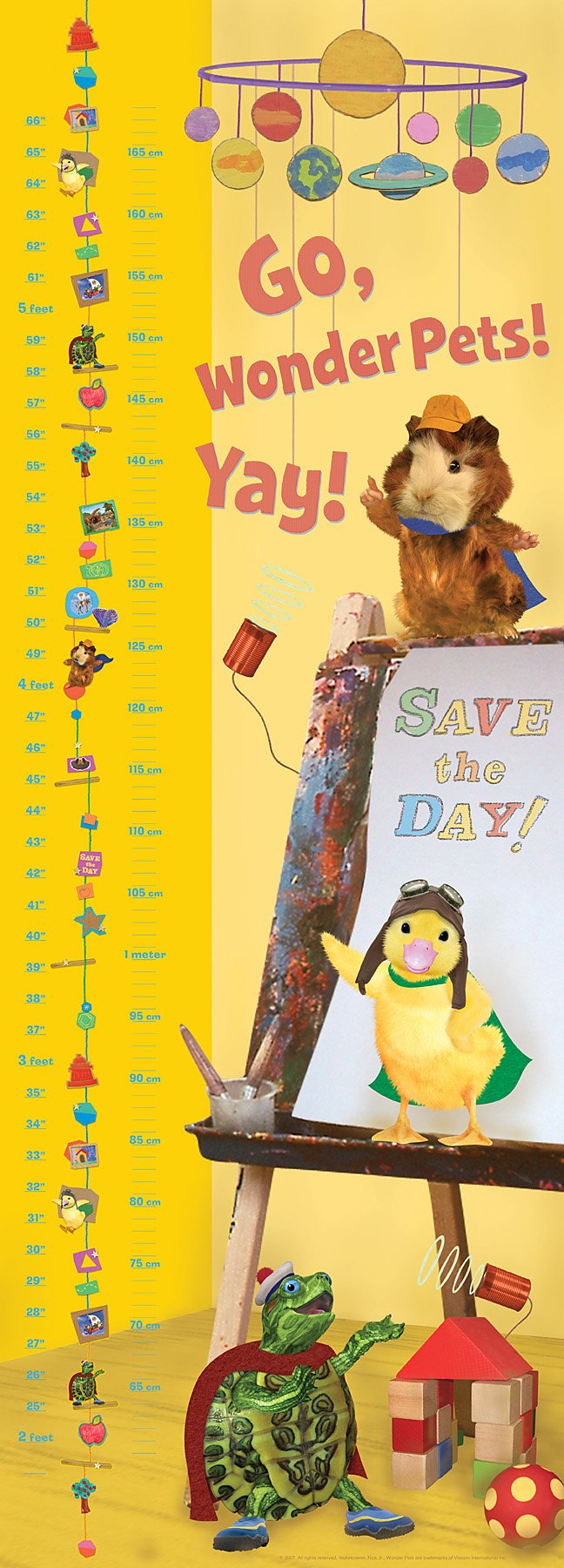 Mural de crecimiento infantil Brewster 147 para medir estatura en casa