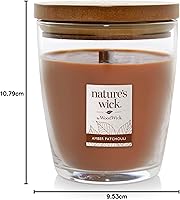 Vista 40 de Vela aromática con mecha de madera natural