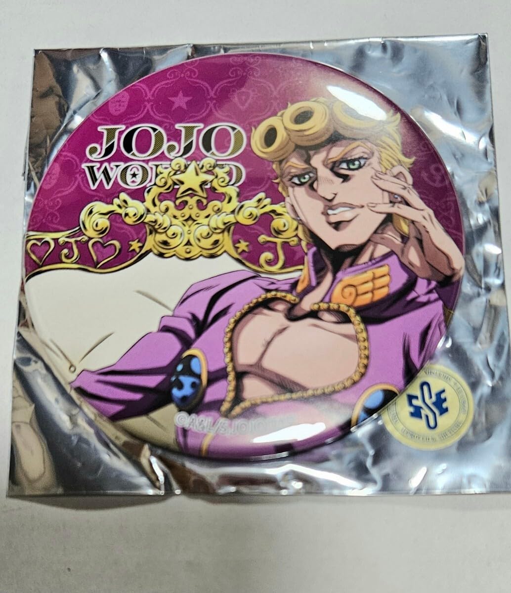 ジョジョワールド 缶バッジ ジョルノ 7点 ジョジョワールド 缶バッジ ジョルノ 7点