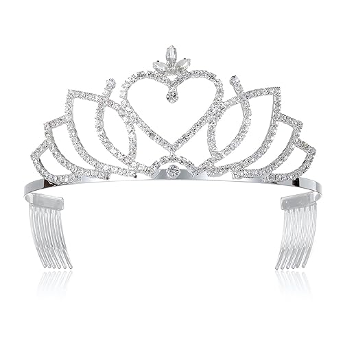 DcZeRong Queen Tiara Crown 2-1/2