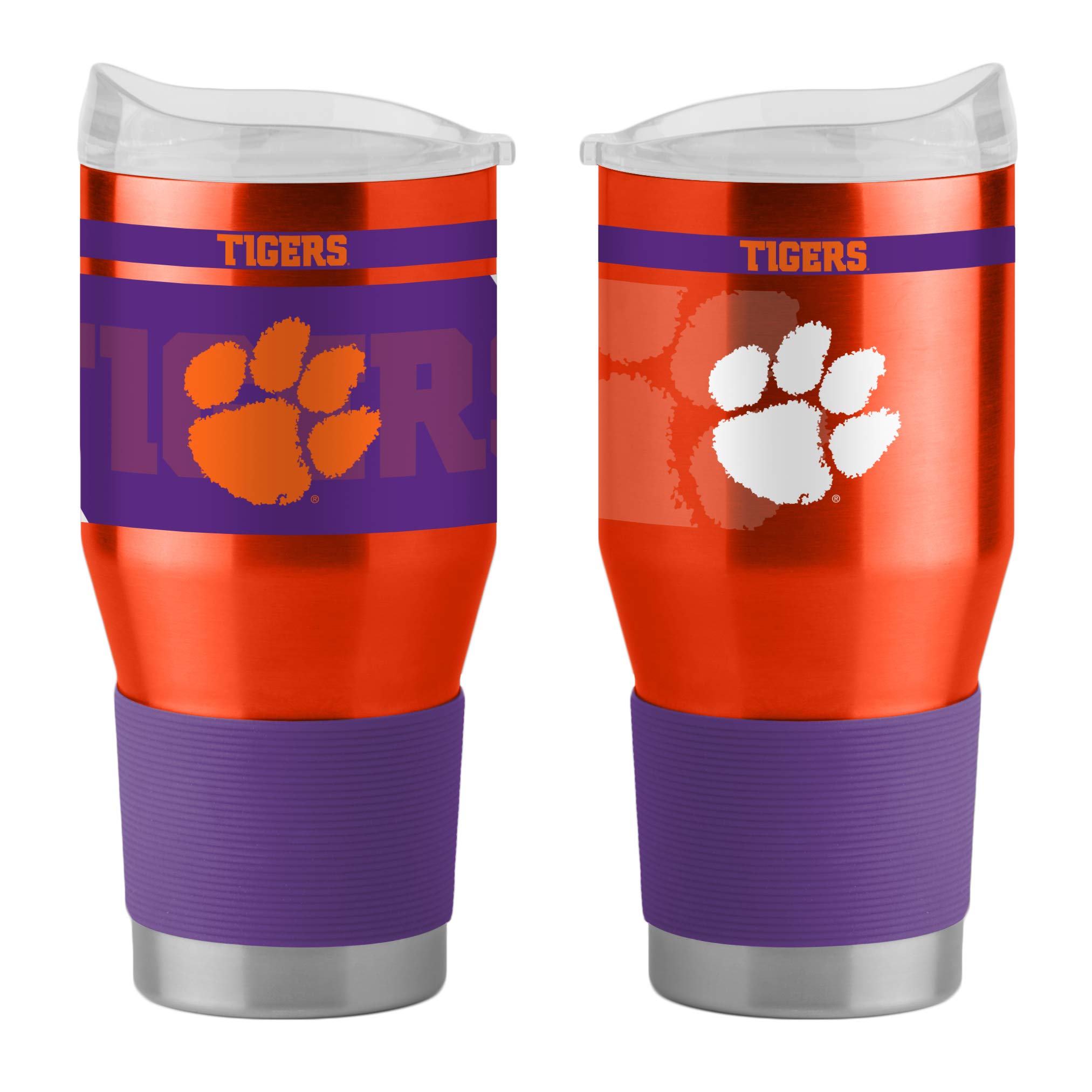 Boelter Brands NCAA Clemson Tigers Travel Tumbler24oz Ultra Twist Style, Team Color, 24 Ounce