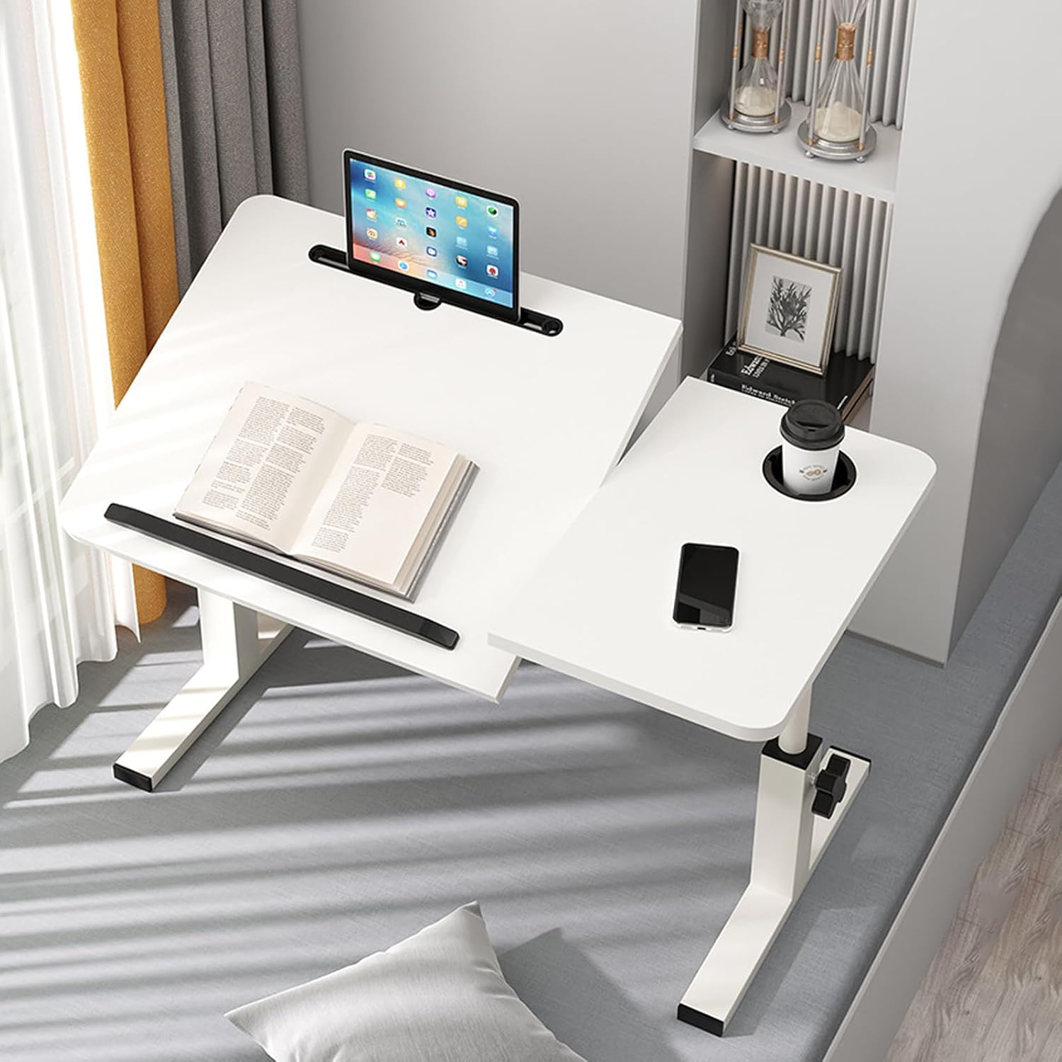 Adjustable Height Laptop Table, Bed Desk for Laptop, Desk for Bed