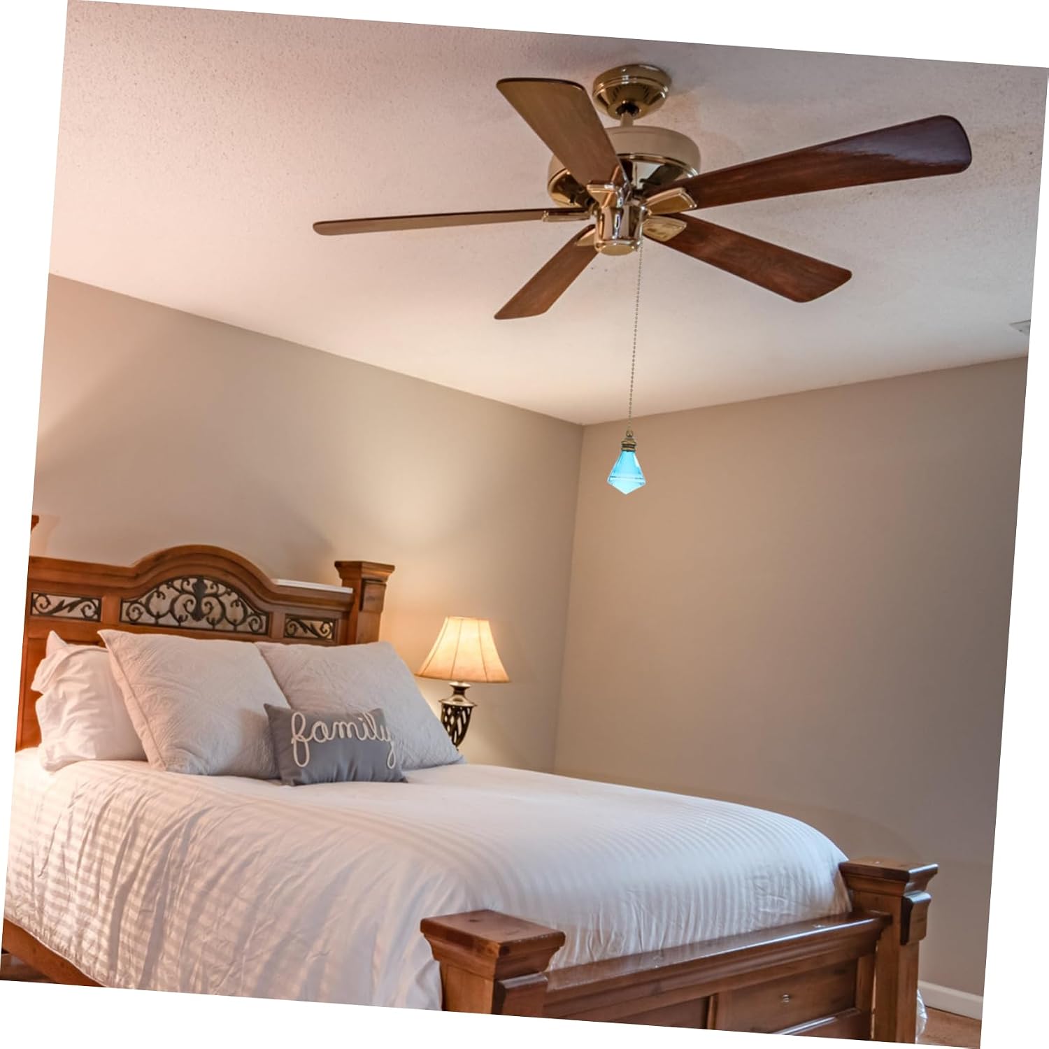 KALLORY Pull Chain Pendant Extension for Ceiling Fans Lights Durable Beaded Chain Easy to Use Replacement for Pendant Lamps Table Lamps Ceiling Fans for Home