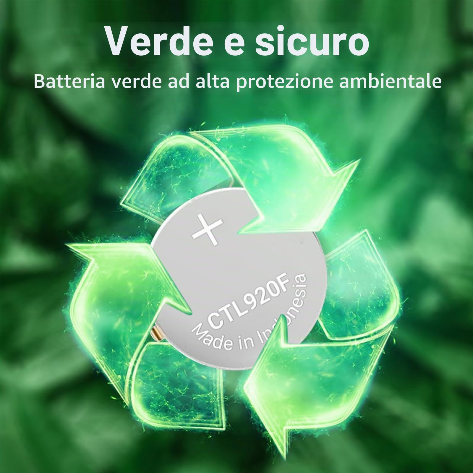 Batteria per Citizen Eco-Drive 295-69 295-6900 CTL920F, compatibile con batteria Panasonic per Citizen Eco DriveE210 E260 E270 E600 E610 E650 E660 E670 G900