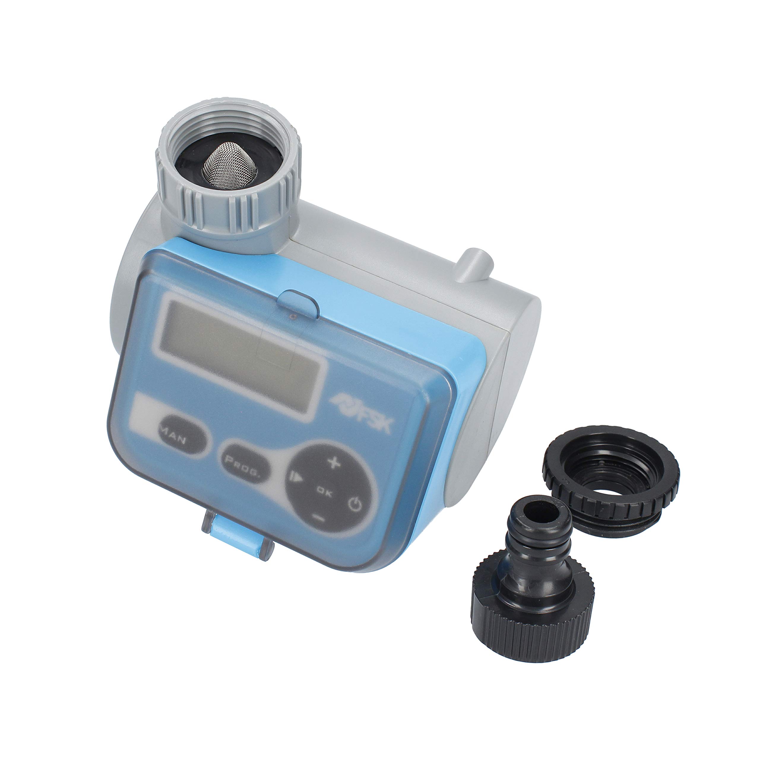 Ferrestock FSKPRO001 Programador digital especial para nebulizador con pantalla LCD para automatizar los ciclos de encendido y apagado