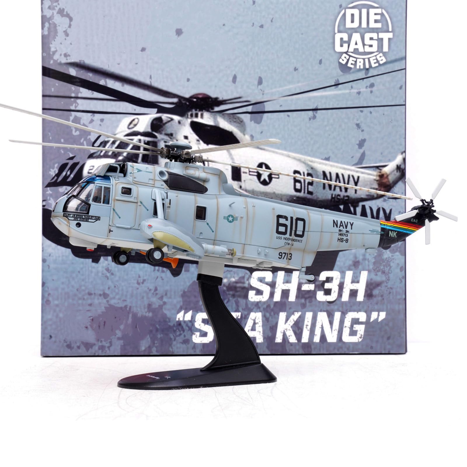 Amazon.co.jp: 1:72 アロイ アメリカ海軍 シコルスキー SH-3H シー
