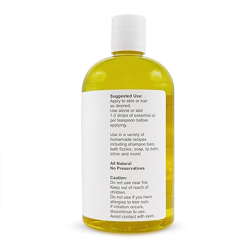 Miniatura 2 de Aceite de jojoba prensado en frío sin refinar  Aceite de jojoba dorado natural 100% puro  Portador para aceites esenciales, hidratante para piel,