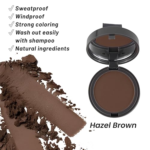 Vista 17 de SOVONCARE Hairline Powder - Root Touch Up & Gray Hair Concealer for Men and Women, Instantly Covers Thinning Hair and Bald Spots, Natural-Looking