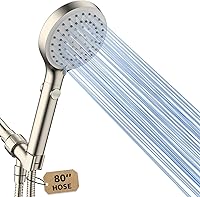 Vista 10 de FASDUNT Cabezal de ducha con mano Cromo de alta calidad.