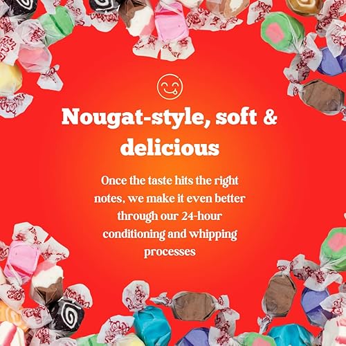 Miniatura 3 de Taffy Town Caramelos - Miel Lavanda  Taffy Gourmet  Caramelos estilo turrón  Suave y delicioso  Golosinas Sumer  Caramelos para fiestas  2.5 libras