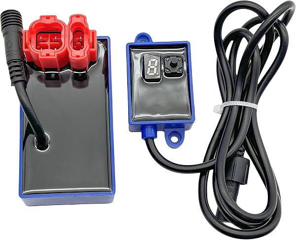 Caja de encendido CDI DC de 6 pines para GY6 50 125 150 200 250cc Scooter Moped ATV | con cable de 1 m de largo control de encendido ajustable de 9 pasos