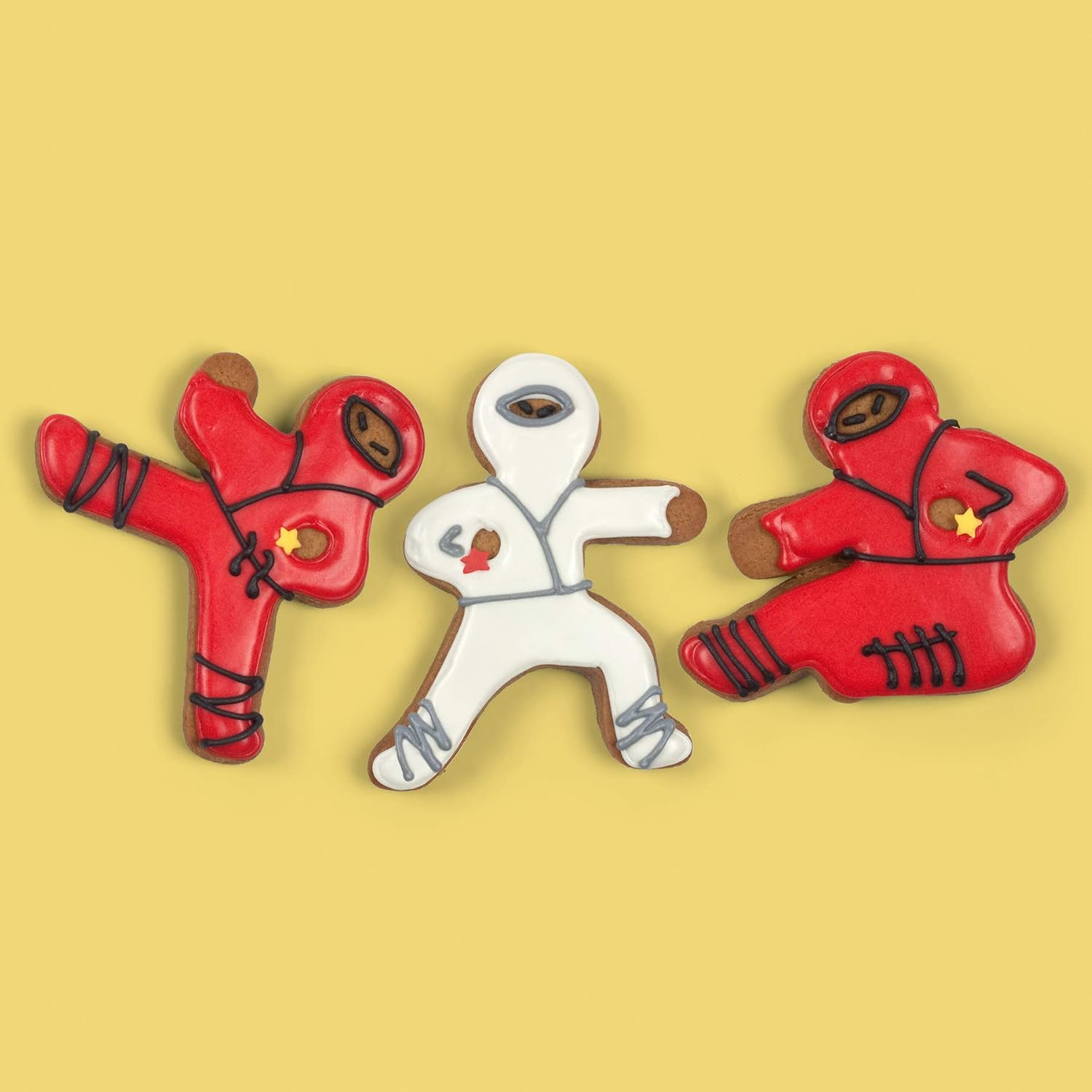 Genuine Fred NINJABREAD MEN Cookie Cutters, Set of 3 image 4