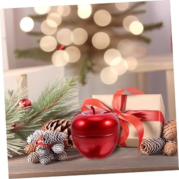 4pcs Metal Tin Box Decorative Storage for Christmas Office Boys and Girls Cookie Containers Candy Decor