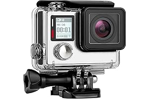 GoPro HERO4 Silver Accessories: Waterproof Case for Diving, Snorkeling, Surfing
