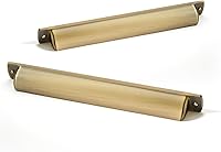 Vista 70 de khtumeware Atique - Paquete de 10 pomos de latón para gabinetes de 1-1/4 pulgadas, manijas de gabinete de un solo agujero, pomos de tocador, pomos