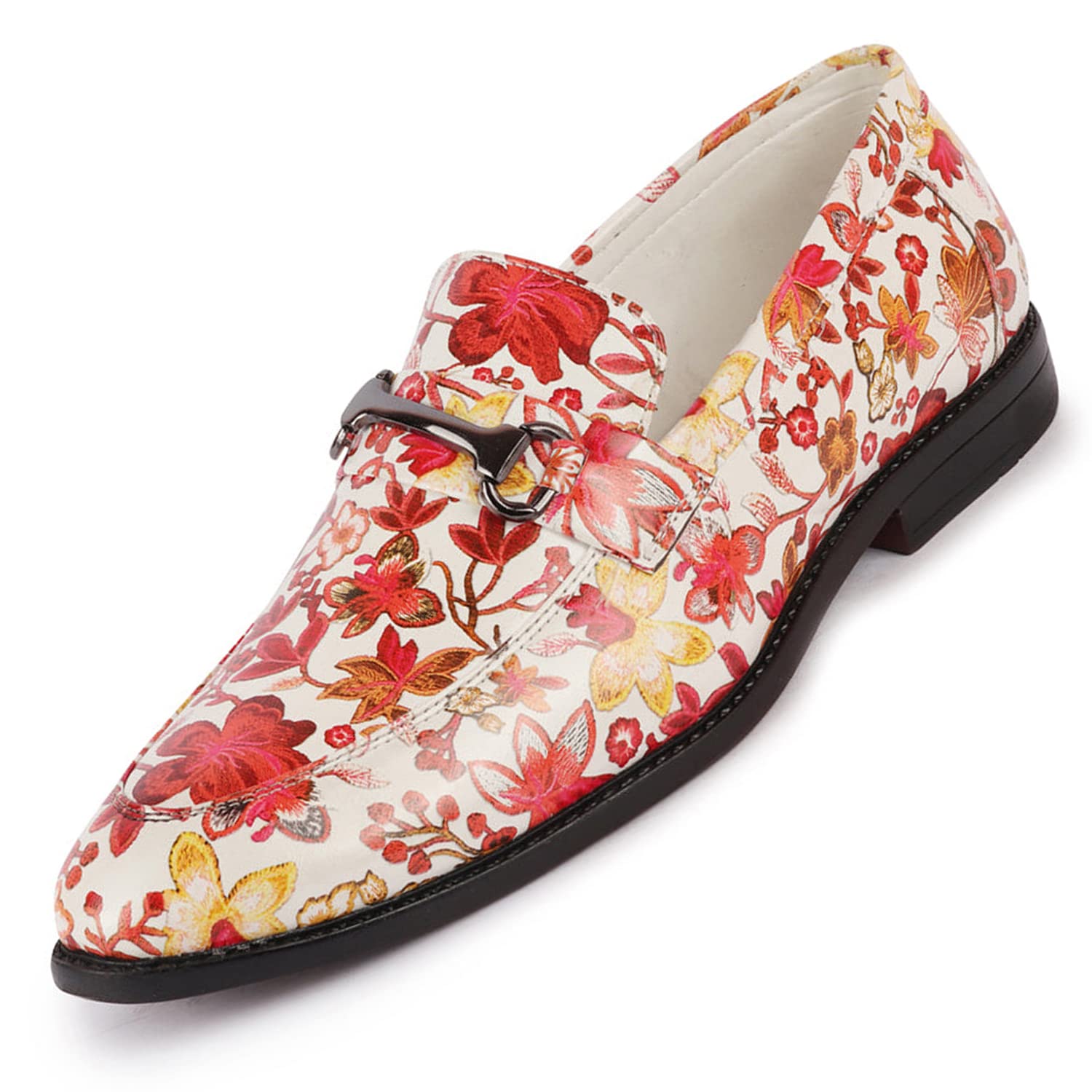 See full amazon price history chart for FAUSTO FST FOSMC-2011 RED-41 Mens Red Floral Print Horsebit Buckle Weekend Wedding Evening Party Shoes Loafers (7 UK) FAUSTO FST FOSMC-2011 RED-41 Mens Red Floral Print Horsebit Buckle Weekend Wedding Evening Party Shoes Loafers (7 UK) (B0BHMFVV1W) Amazon Price History, Amazon Price Tracker