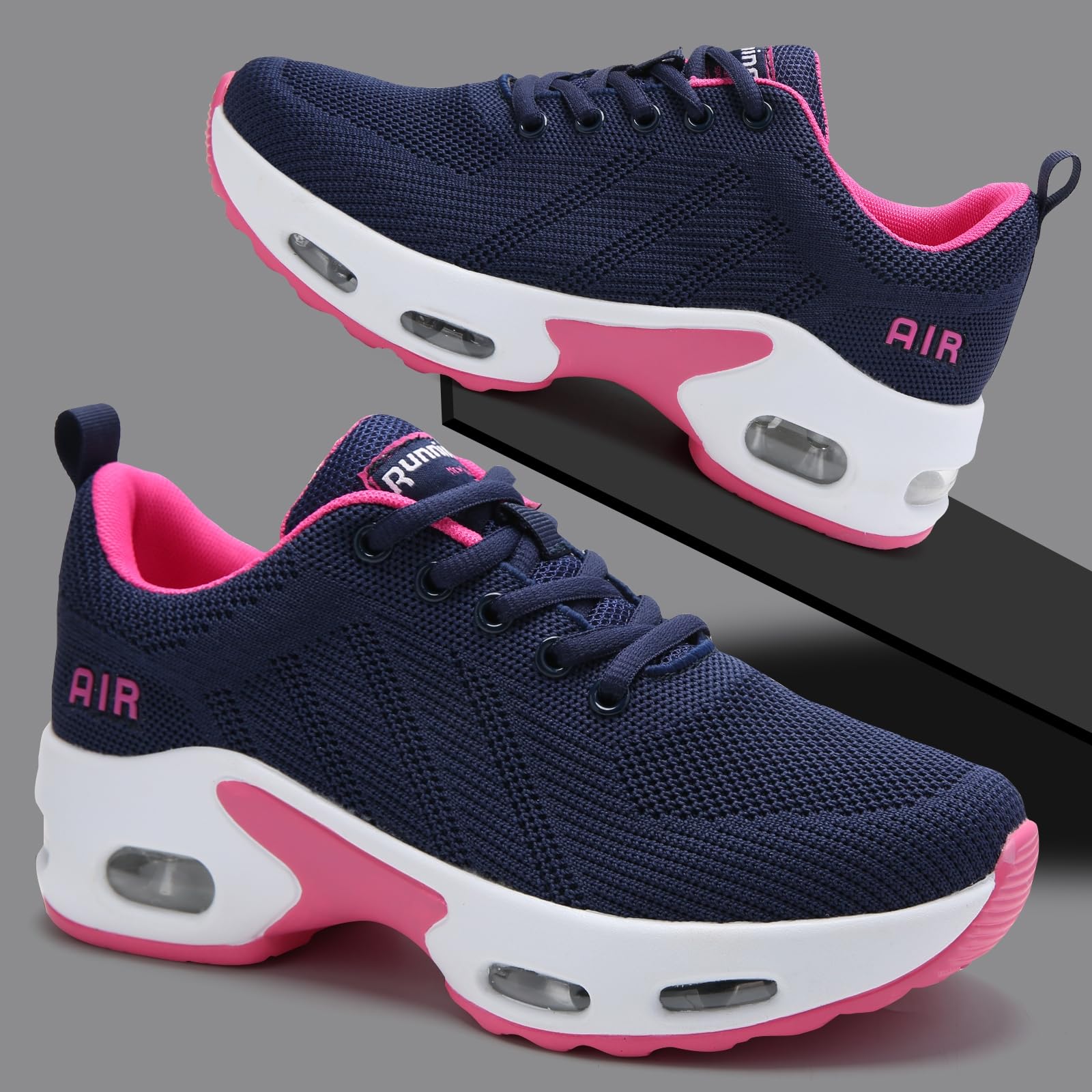 Zapatillas Deportivas Mujer Running Sneakers con Soporte Arco Comodas Casual Ligeras de Malla Zapatos