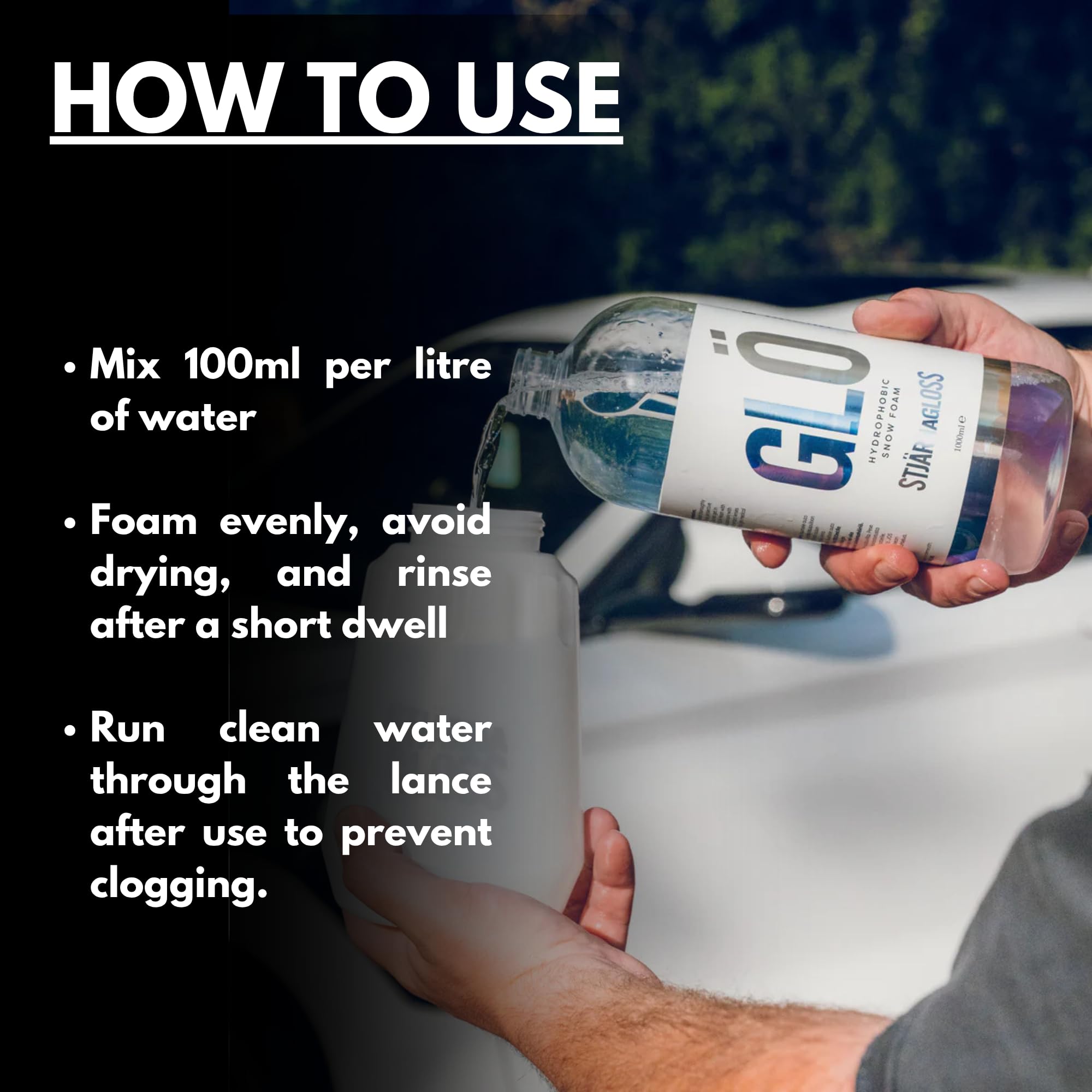 STJÄRNAGLOSS - Glö - Hydrofilowa Piana Śniegowa 1000ml