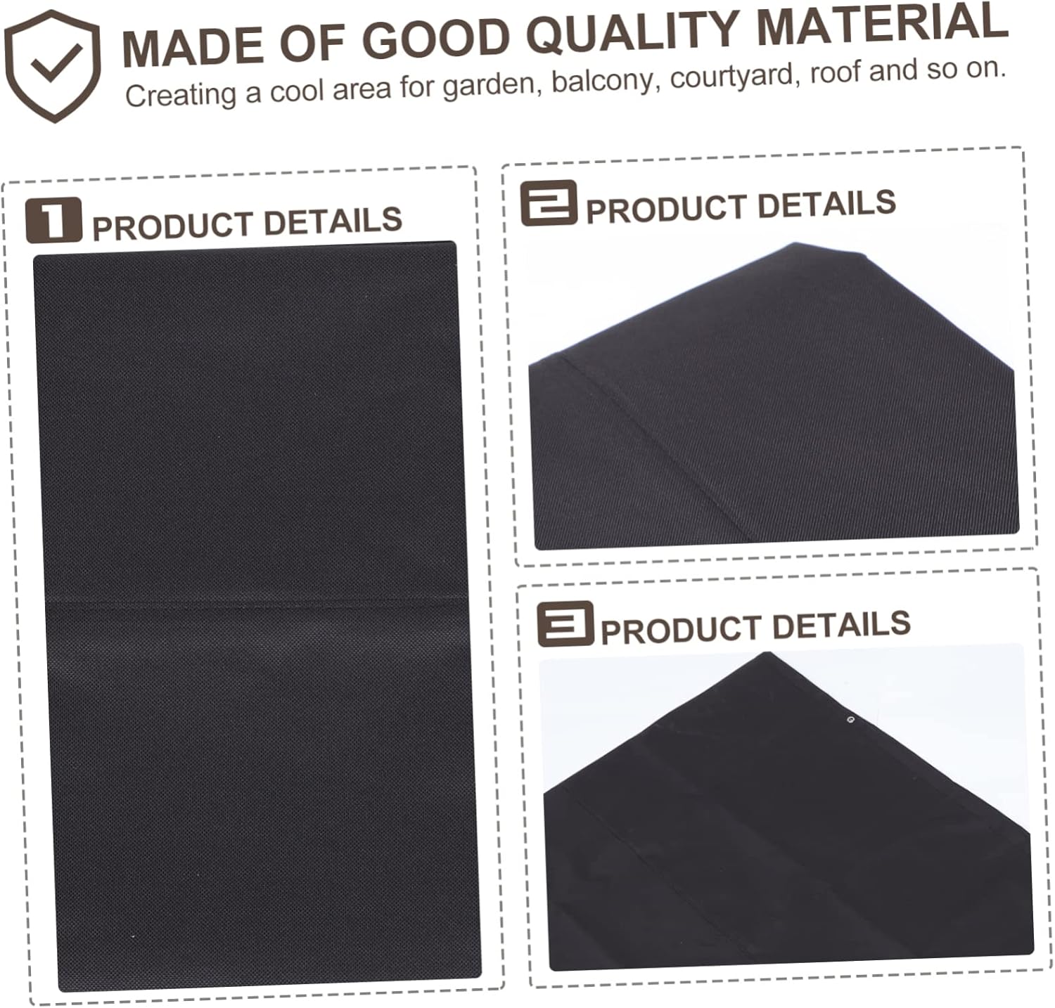 Sosoport Balcony Privacy Screen Oxford Shade Fence for Patio Privacy Cover Fencing Screen