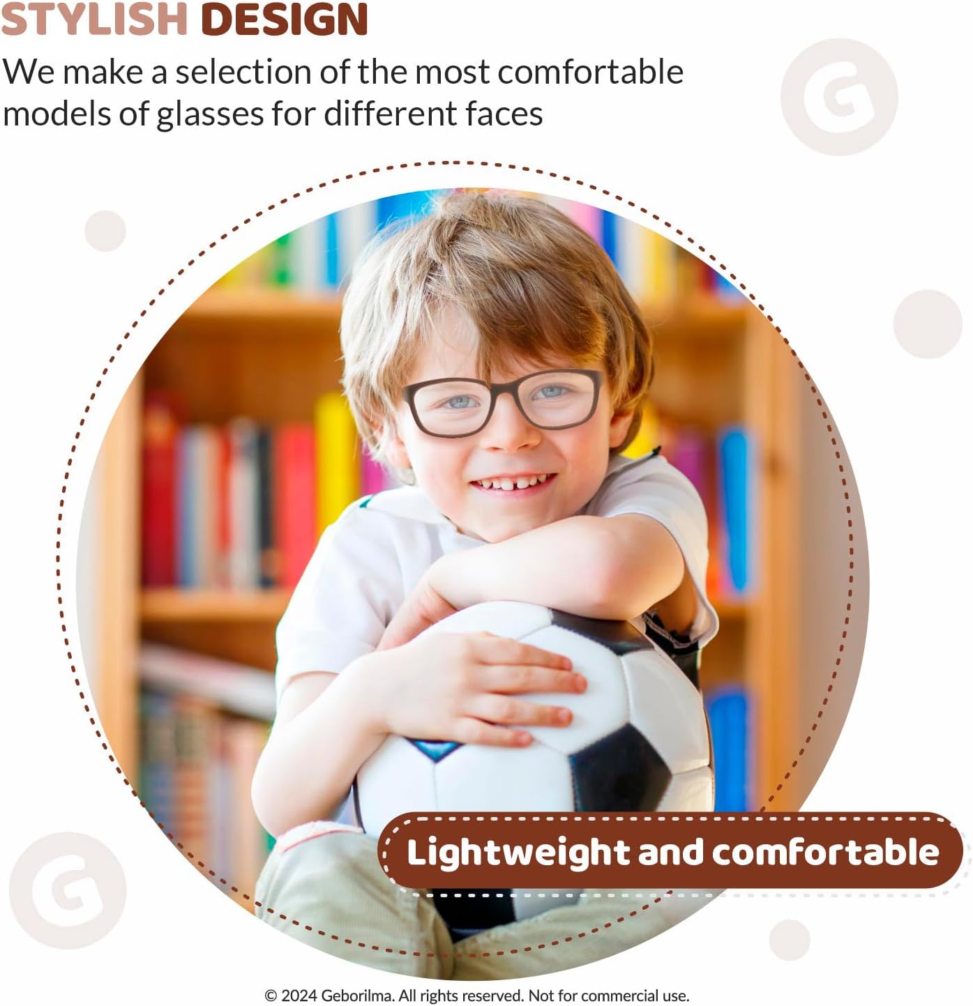 Unbreakable Eyeglasses for Kids Flexible Glasses - Kids Prescription Sports Glasses 4-7 years
