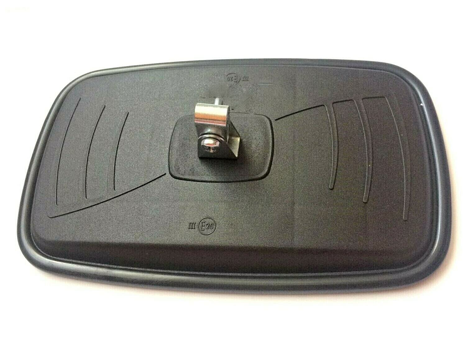 Rétroviseur extérieur 232x145 mm Ø 10 E20 Plat pour excavatrice, tracteur, équipement de construction UNIVERSAL (1, 232 x 145 mm)