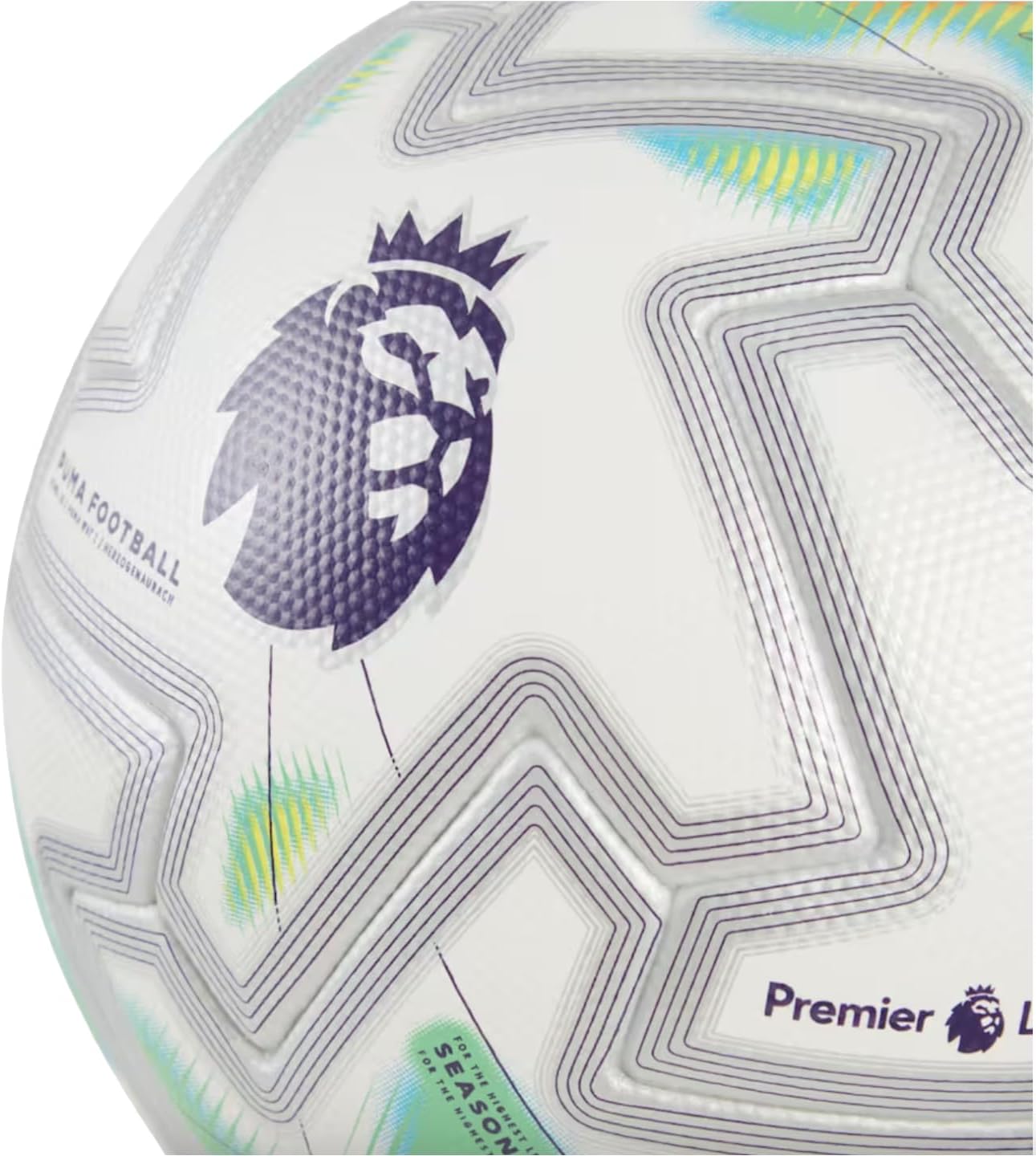 Puma Orbita Ultimate Premier League Thrill Match Ball – Official 12-Panel FIFA Quality Pro Soccer Ball with High Frequency Molding and 3D Textured PU Surface