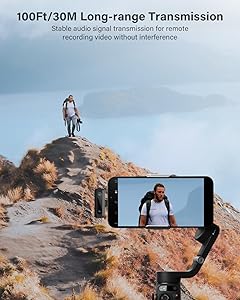 WARM BOX Mini Microphone for iPhone Android Phone - Wireless Lavalier Microphone Plug-Play Mic with Noise Reduction, Auto Pairing, Mute & Reverb for Vlogging,Video Recording,TikTok,YouTube