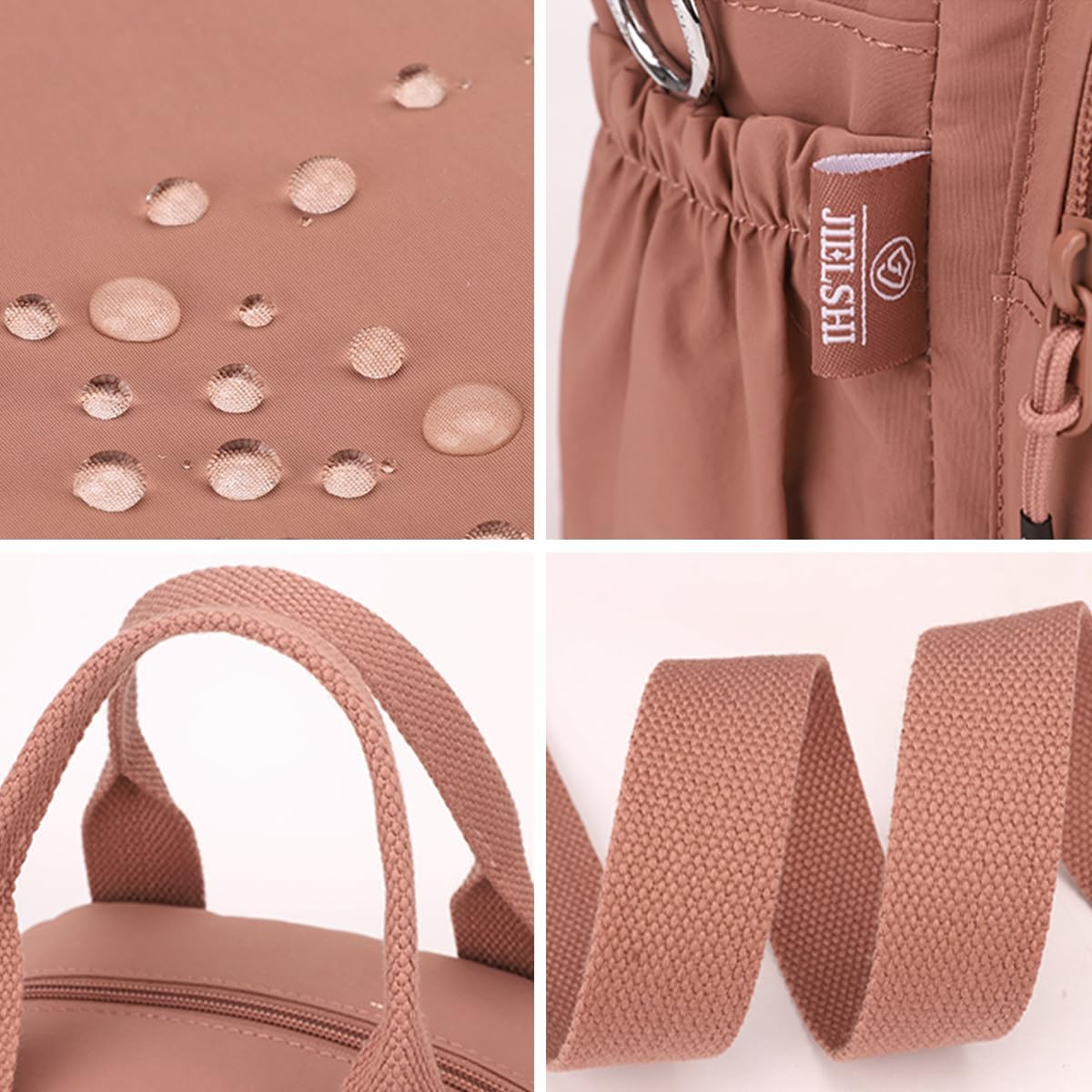 Casual 10.2 Inch Mini Backpack Nylon Lightweight Durable Adjustable Shoulder Straps Small Travel Bag - Image 7