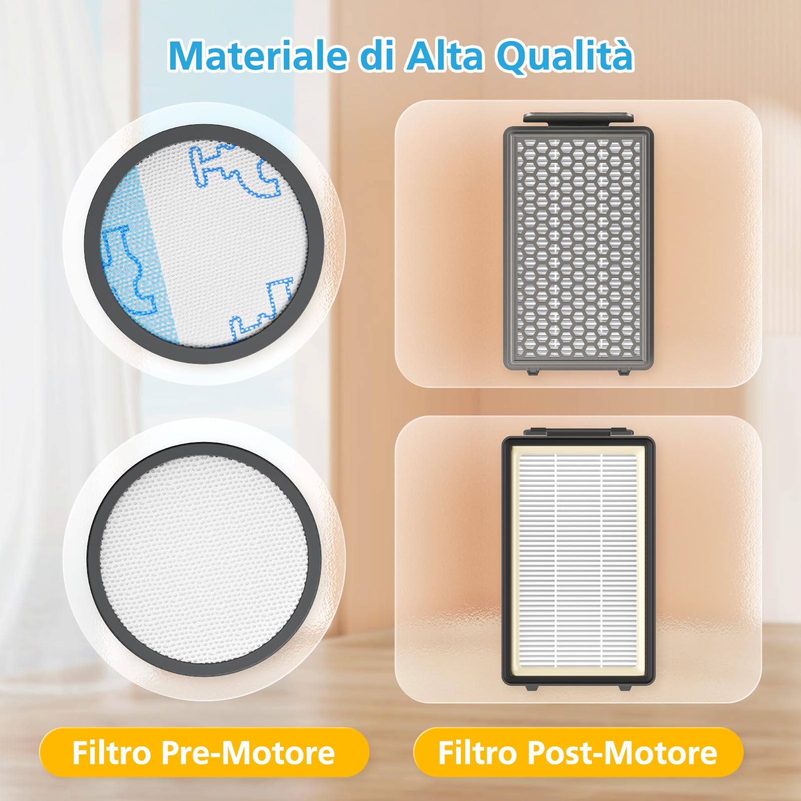 PakTrade Filtro HEPA Di Ricambio Per Aspirapolvere Rowenta X-Trem Power XL (RO5565WA) - 1 Pezzo - 4