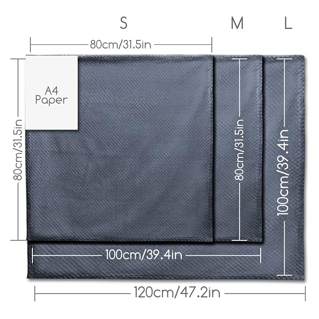 Foto 4 de 7 de Nobleza Manta Suave de Felpa para Perros Gatos y Otras Mascotas Lavable Color Gris 100 * 120cm
