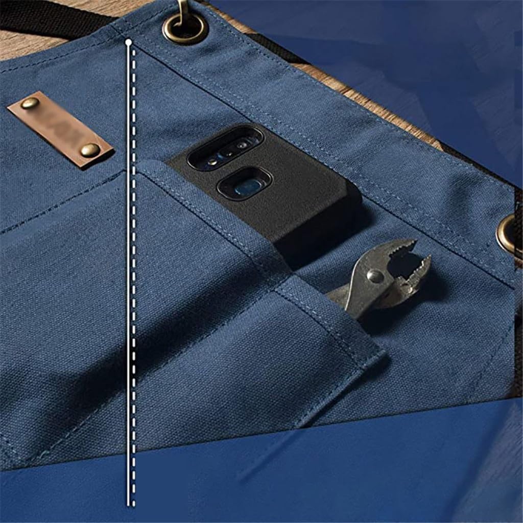 Canvas Apron Cotton Cafe Barber Overalls