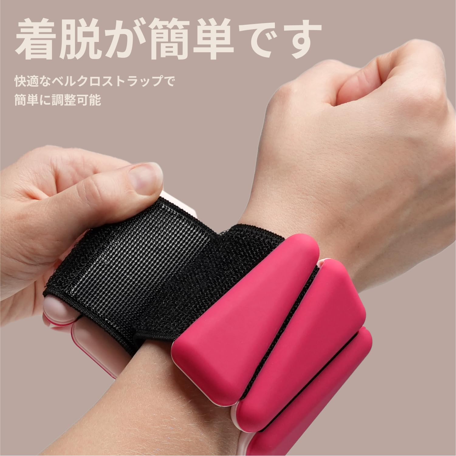 SPORTBIT Pesi per polso e caviglia da donna – Set di 2 (0.5 kg ciascuno), superficie in silicone, cinturino regolabile – pesi per gambe, pesi da polso per passeggiate, corsa, yoga, pilates, danza,