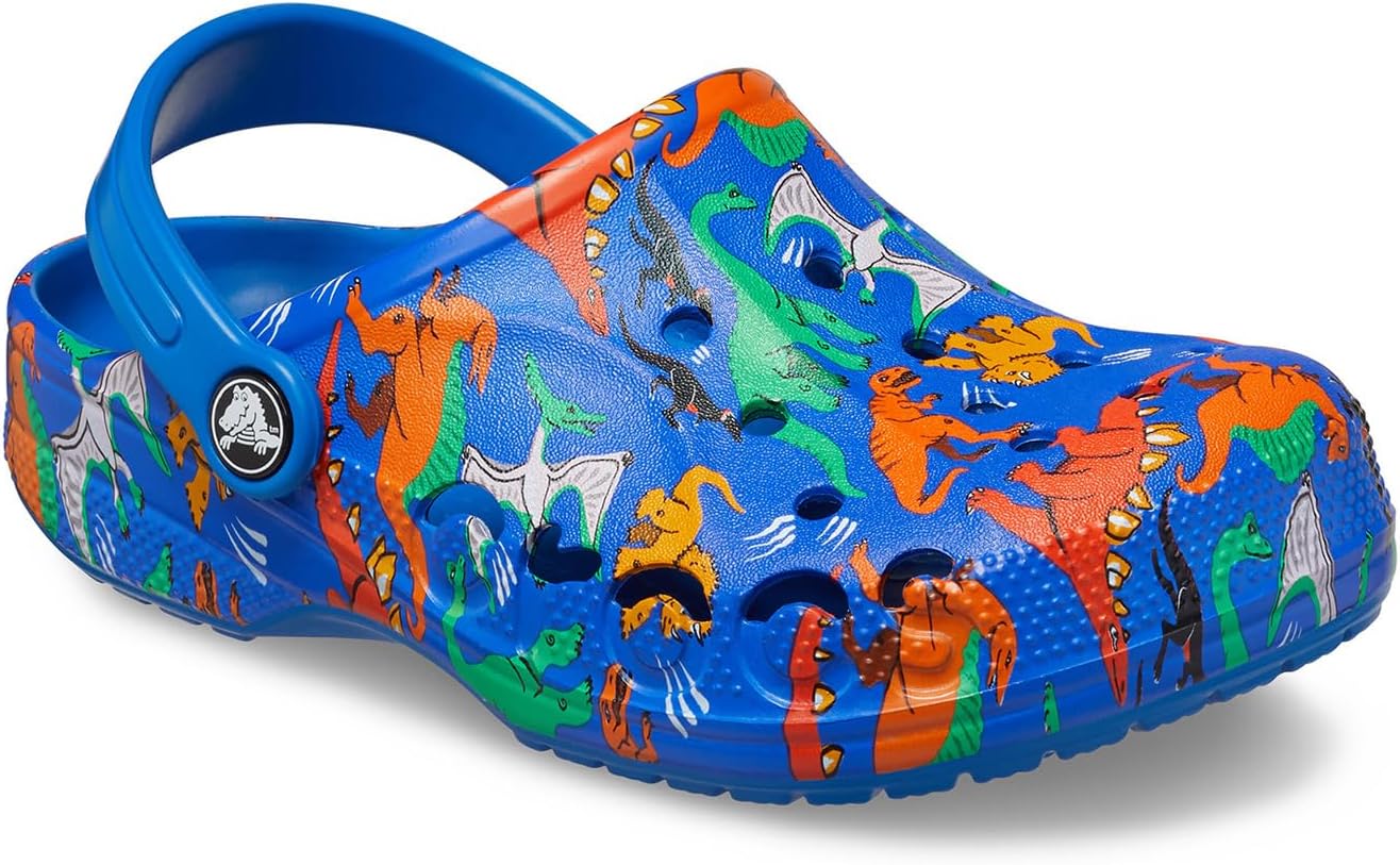 Crocs Boys' Baya Seasonal Printed Clogs