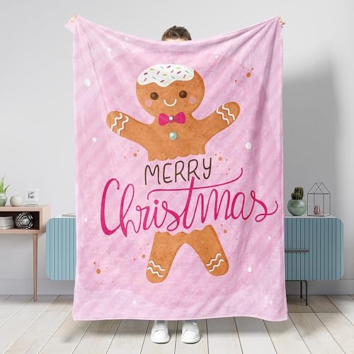 Manta de dibujos animados con muñeco de nieve de muñeco de nieve, feliz Navidad, feliz, divertida, acogedora, franela, lavable, sala de estar,