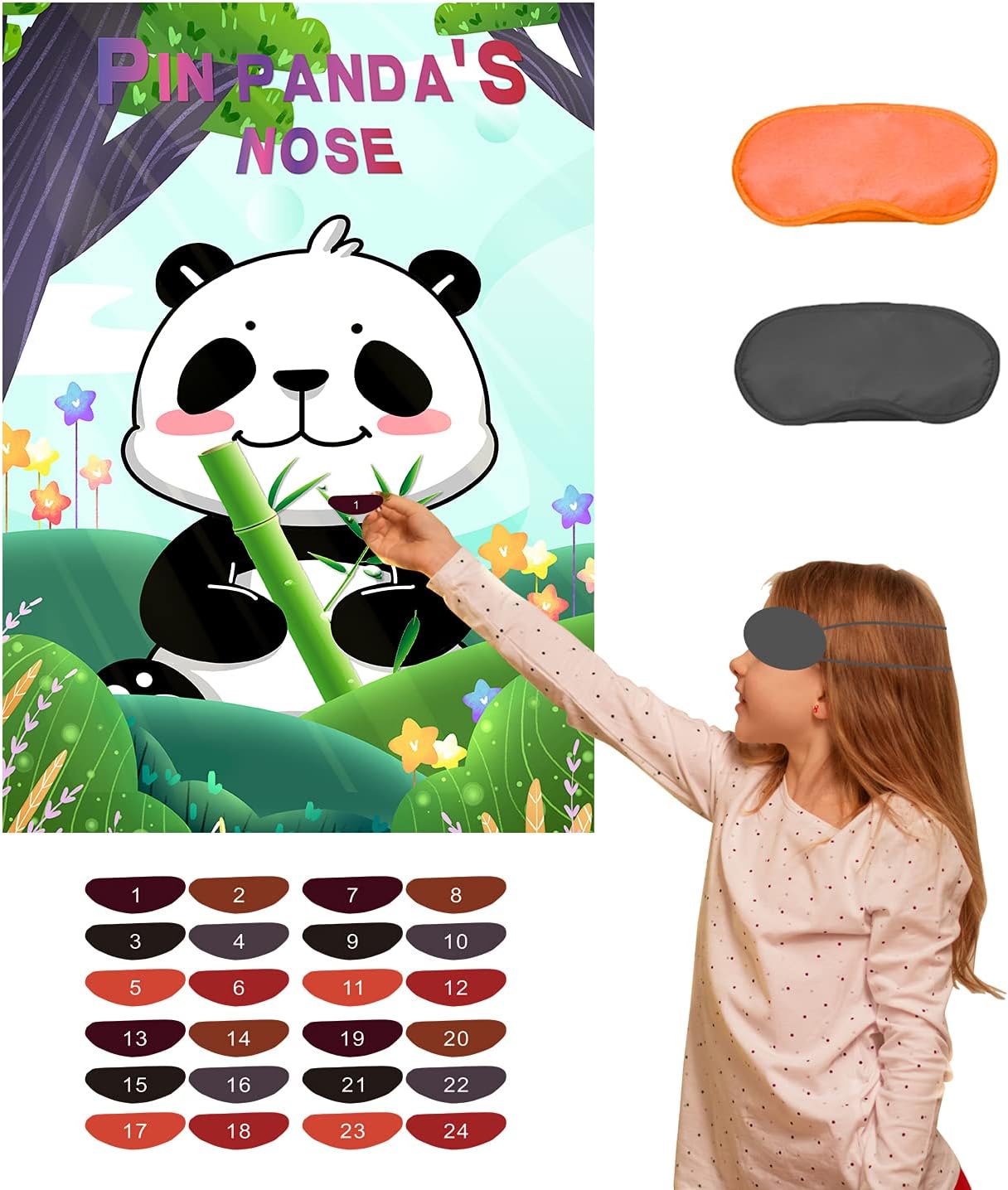 Buy Pin The Nose on The Panda Birthday Party Supplies, Panda Party