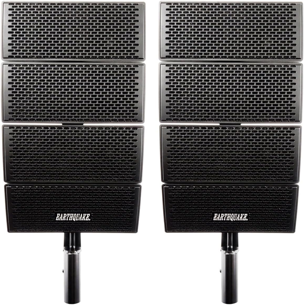 Earthquake Sound DJ-Array Gen2 4x4" Line Array Loudspeaker System, Set of 2, Black