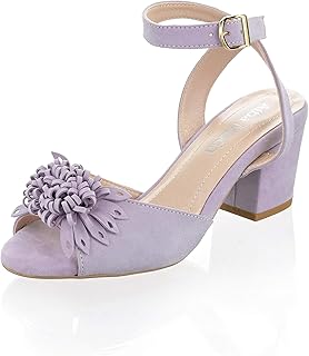 Alba Moda Sandalette aus weichem Ziegenveloursleder Gelb