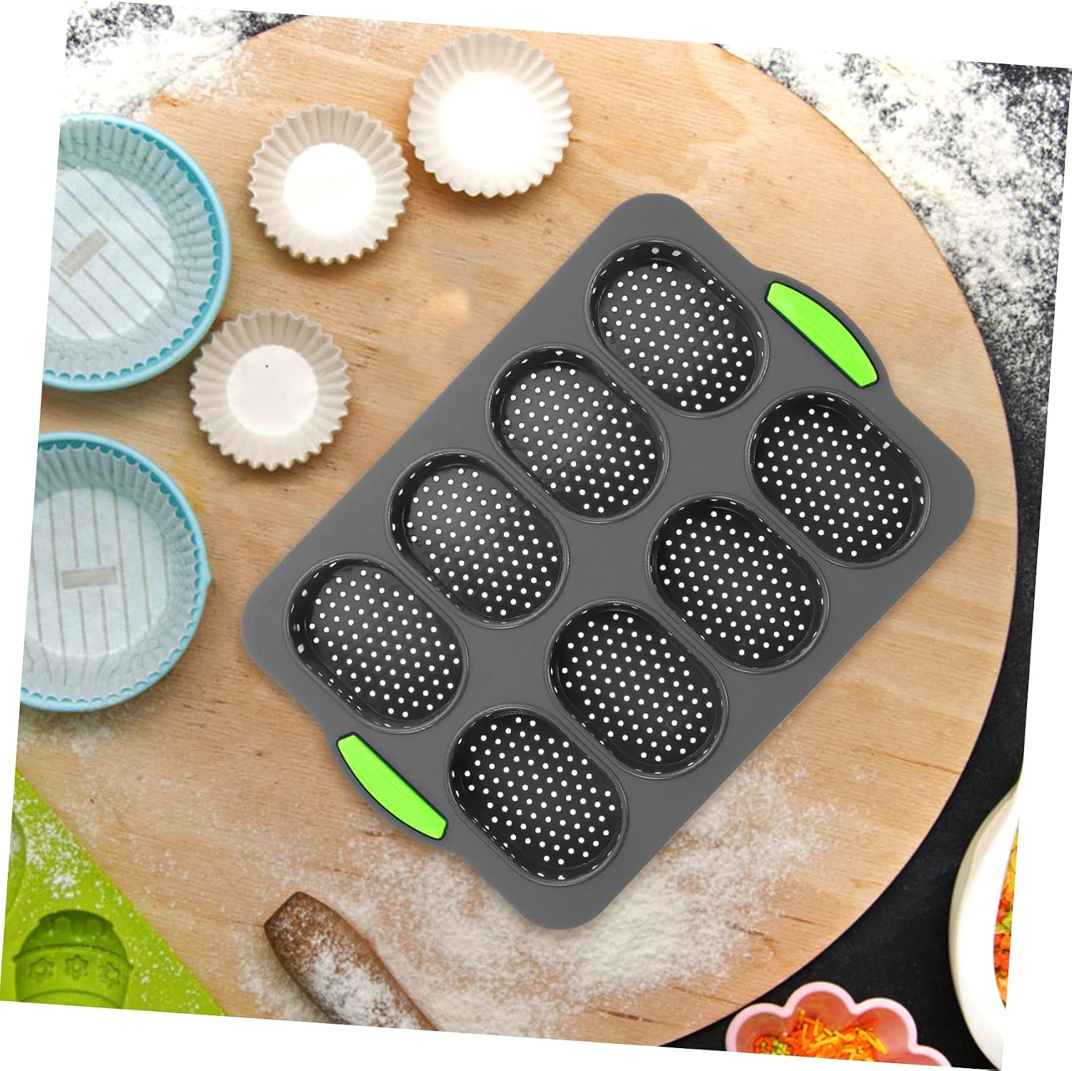 French Bread Baking Pan Silicone Bread Mold Multi-function Easy Demold