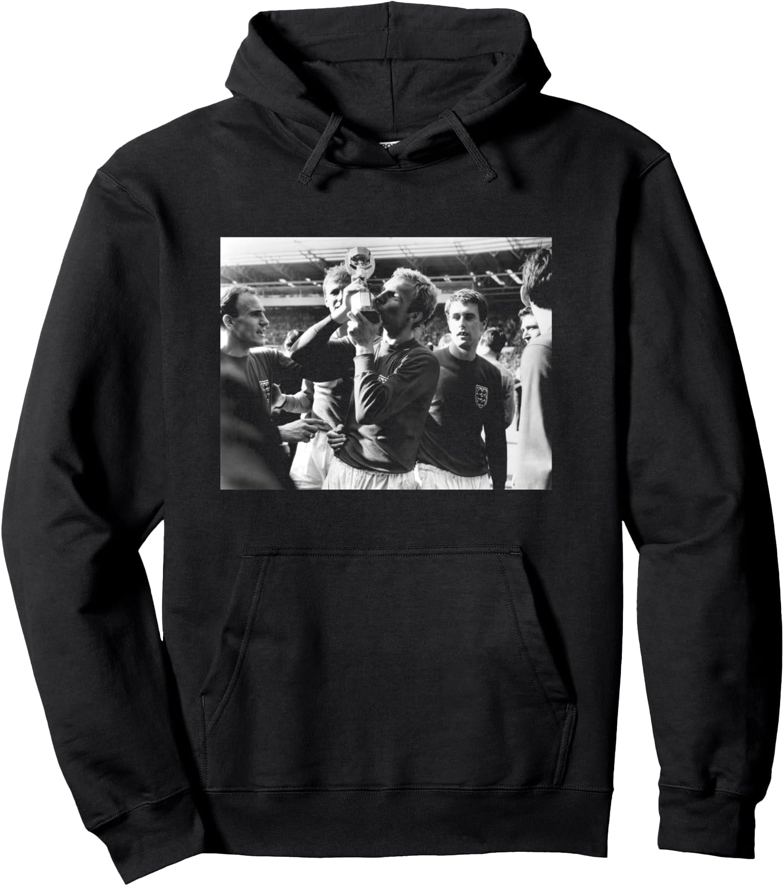 England 1966 World Cup Final Bobby Moore Trophy Football Pullover Hoodie