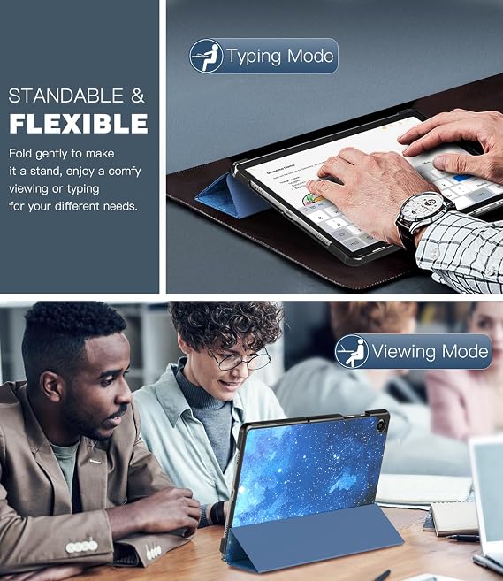 TiMOVO Case for Samsung Galaxy Tab A9+/A9 Plus 11 2023, Blue Starry Sky