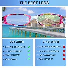 Kerecsen Women\'s Reading Glasses 4 Pairs Ladies Fashion Spring Hinge Readers (colourful-2, 3.5, x)