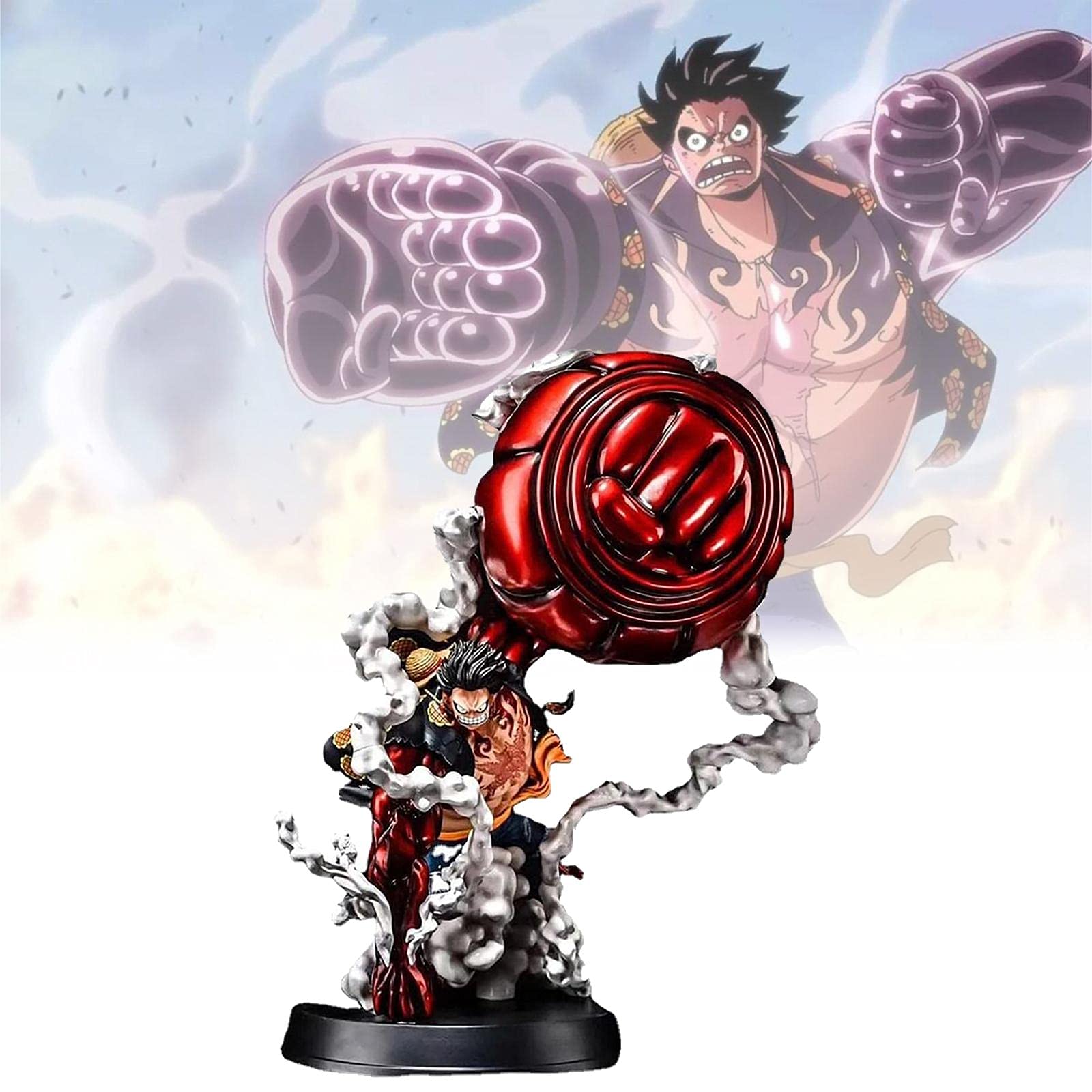 Buy NAUXIU One Piece Figure Luffy Gear 4 Kong Figure Wano Kuni Anime