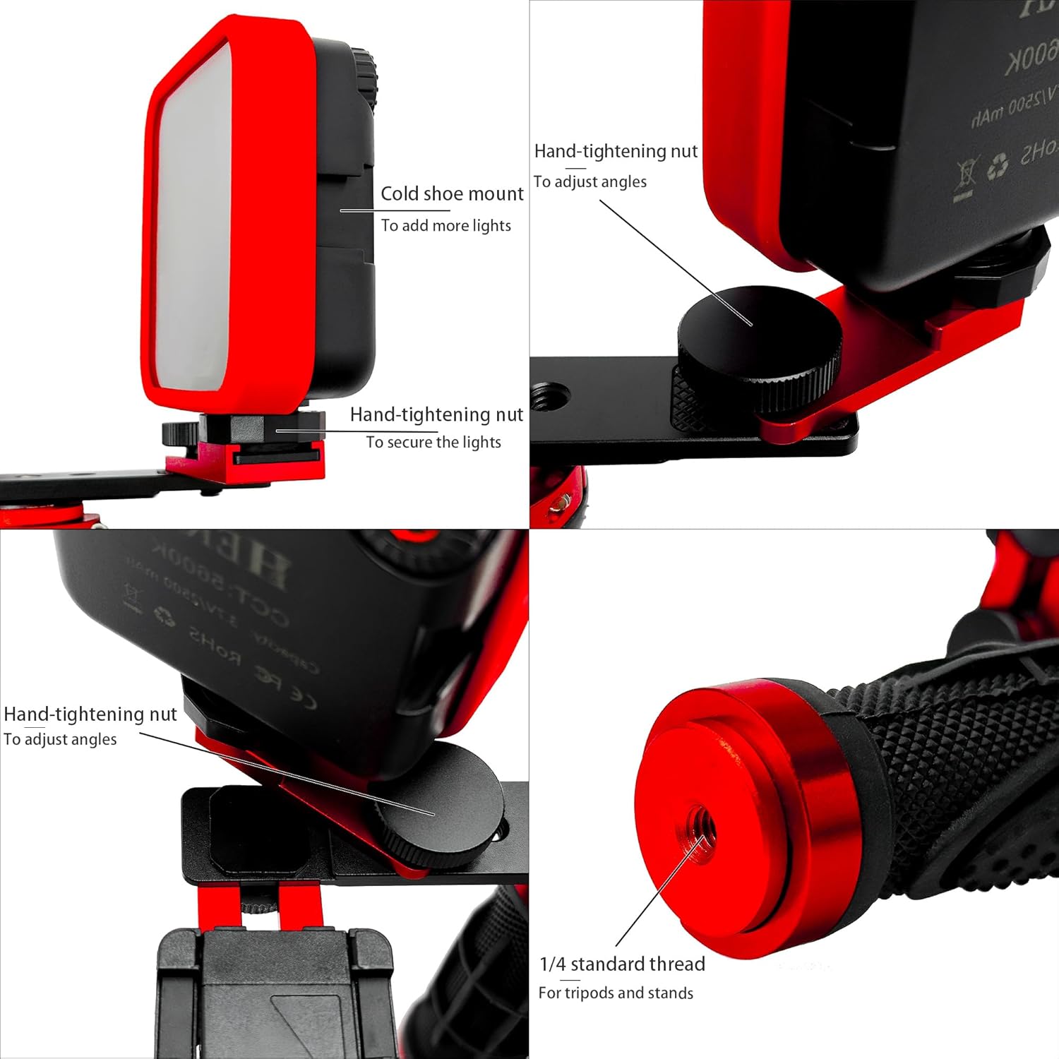 MK 16 v2 - Intraoral Dental Photography LED Light for Smartphones. MK016 v2 Cross Polarization Set for Oral Photos