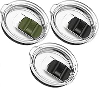 Vista 9 de Vaso de 20 onzas, tapas de repuesto compatibles con YETI Rambler de 16/20 onzas, taza apilable de 24 onzas, taza con popote de 25 onzas, sin BPA e