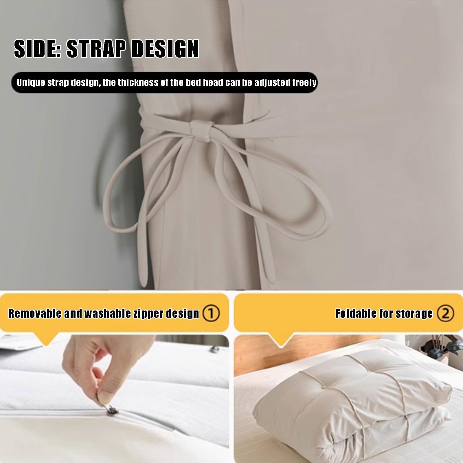 Cuscino per testata del letto matrimoniale singolo, cuscini per lettura in cashmere, lavabile anticollisione imbottito copri testiera letto in legno/ferro, Supporto per schienale(180x55x12cm,Brown2)